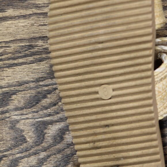 A New Day Womens Tilly Raffia Platform Footbed Sandals 92611757 Tan Brown 8M - Picture 6 of 10